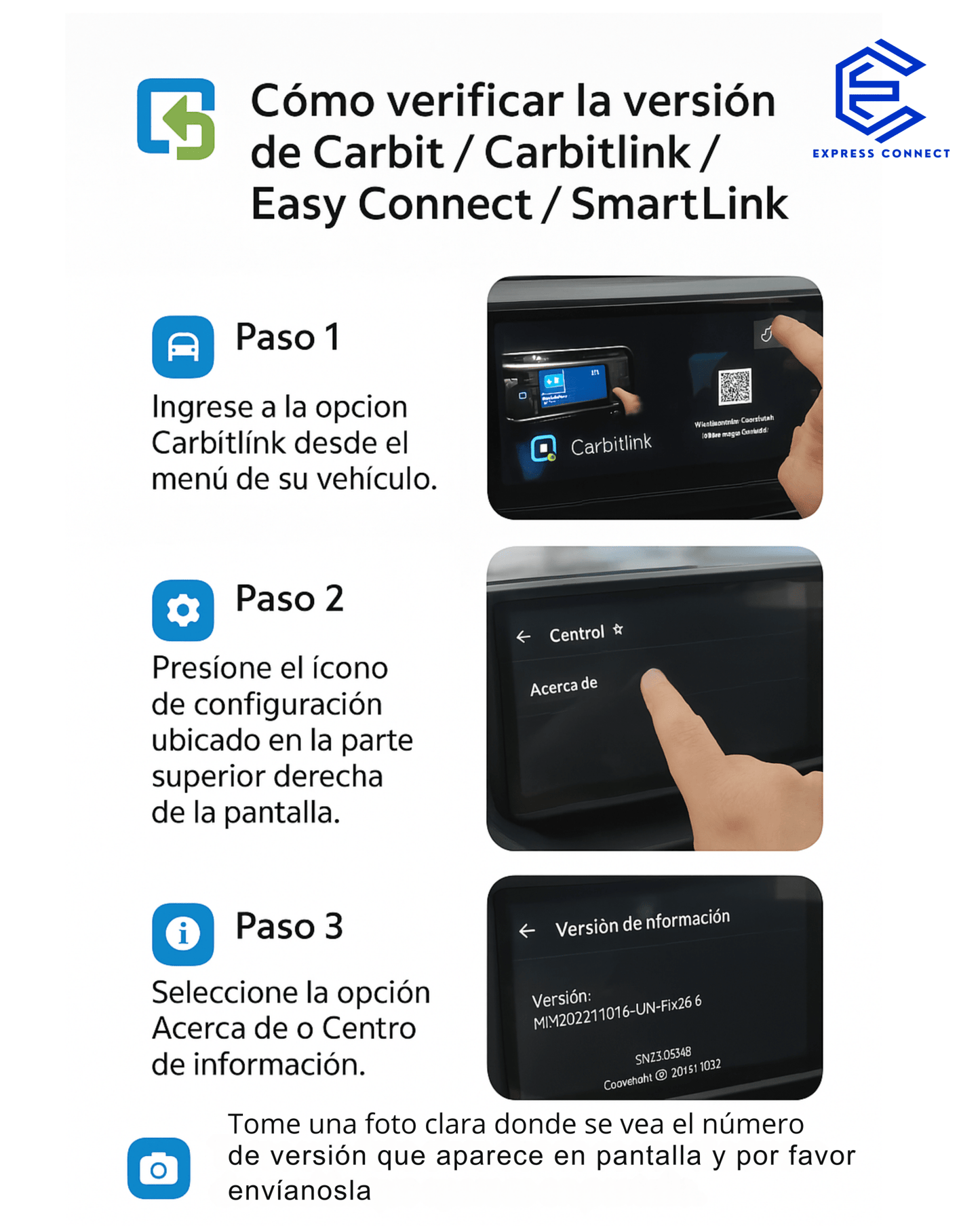 Adaptador Inalámbrico para Carbit Link/Easy Connection a CarPlay y Android Auto - Express Connect CR