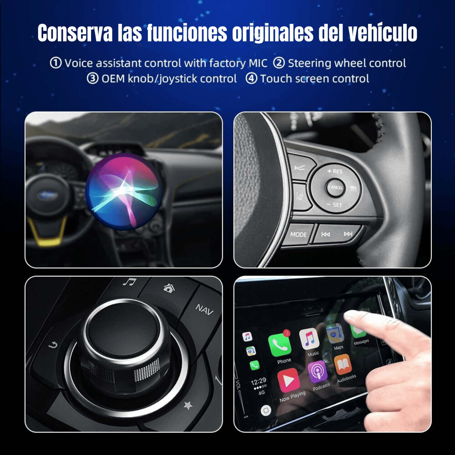 Adaptador Inalámbrico para CarPlay o Android Auto - Express Connect CR