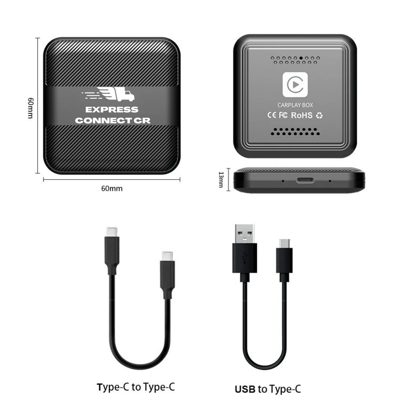 Adaptador Inalámbrico para CarPlay o Android Auto - Express Connect CR