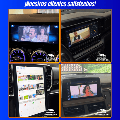 AI BOX 8 RAM/128GB ANDROID 13 para CarPlay y Android Auto - Sistema que permite ver Youtube, Netflix y mas - Express Connect CR