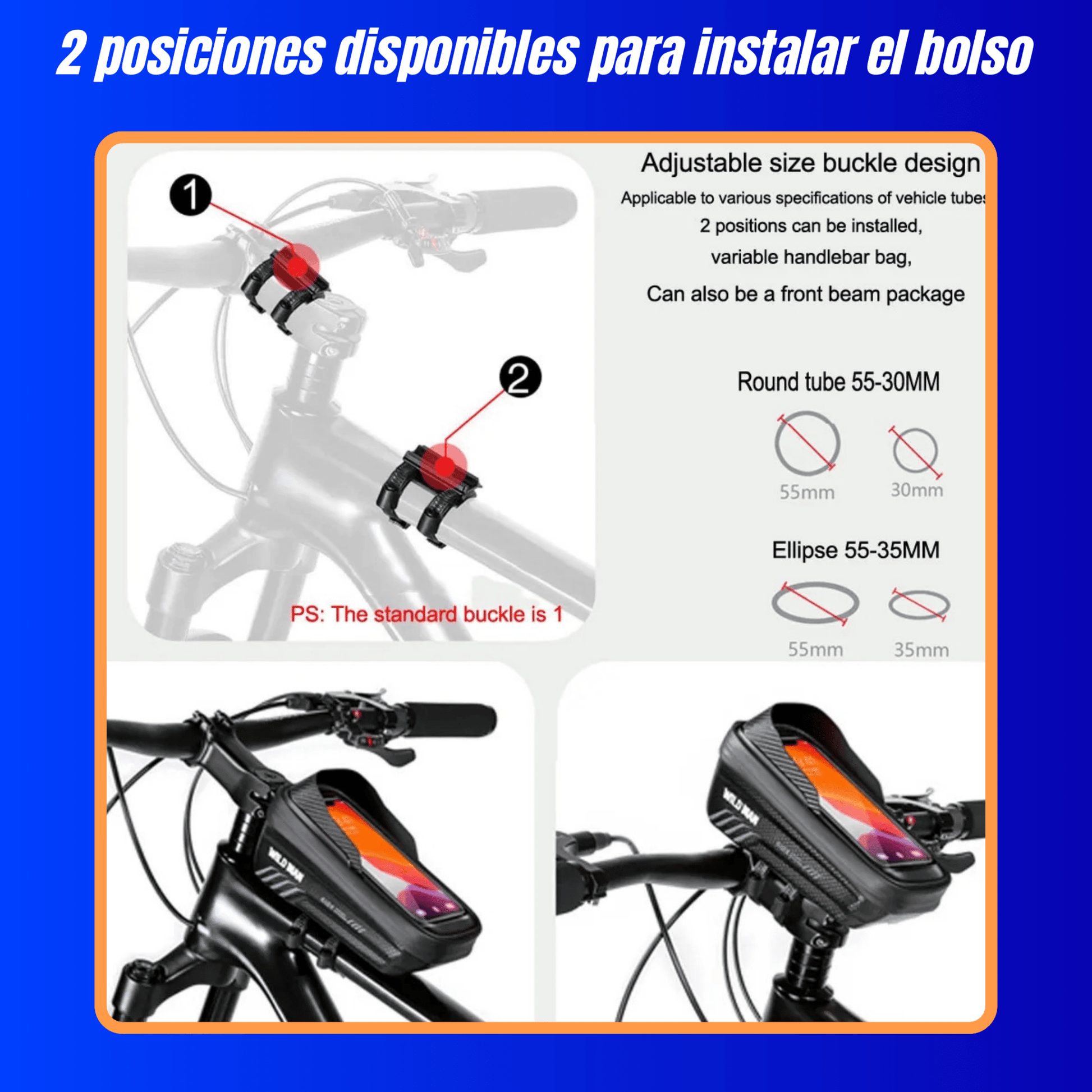 Bolsa para Bicicleta WILD MAN - Express Connect CR