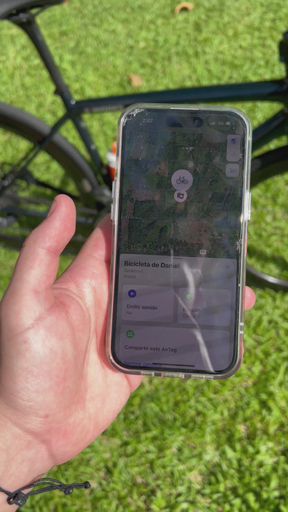 🚴‍♂️ ANFORAS PORTAS with hidden compartment for AIRTAG - Keep your bicycle always locable 🛡️